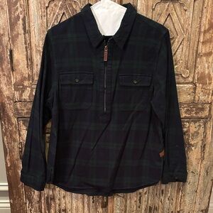 L.L. Bean Navy Relaxed Fit Shirt